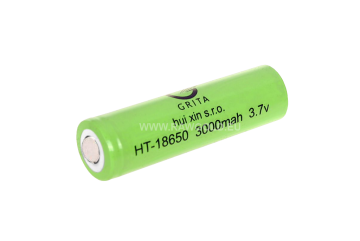 Dobíjecí baterie Grita HT-18650 (3000 mAh, 3,7 V, Li-ion) zelená - 1 ks